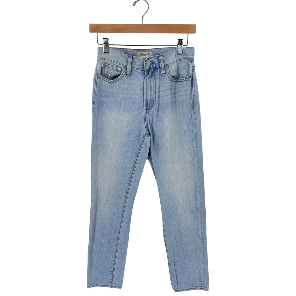 Madewell The Perfect Summer Jean Light Wash 25 High Rise Mom Denim Basic Classic